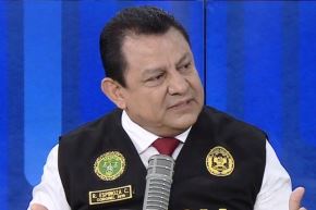 Ricardo Espinoza, jeje de Investigación de la División de Homicidios de la Dirección de Investigación Criminal (Dirincri) de la Policía Nacional. Imagen: captura TV