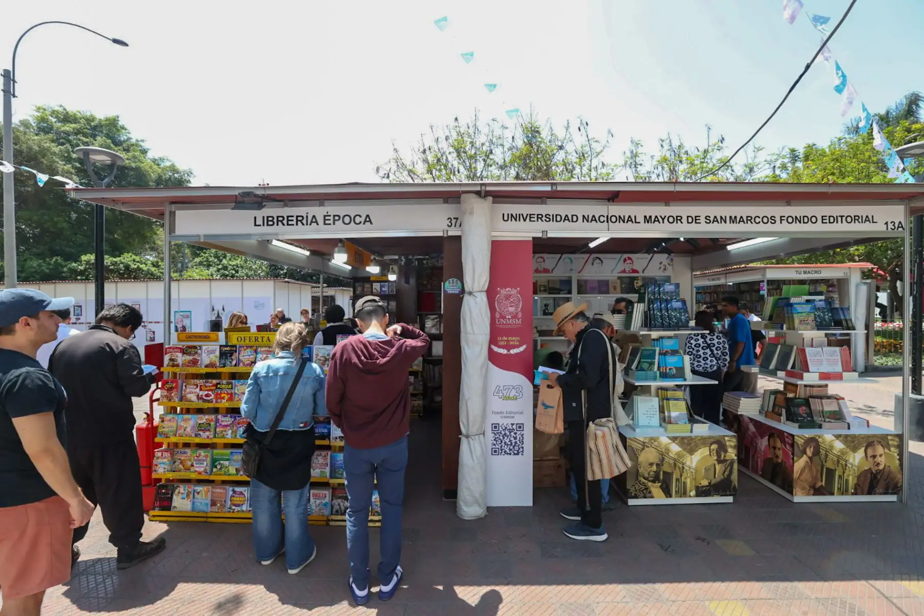 Se inauguró la 45 edición de la feria del libro Ricardo Palma en el parque Kennedy, Miraflores

Foto: ANDINA/Juan Carlos Guzmán Negrini