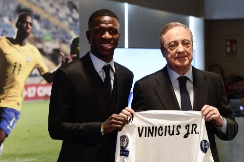 Florentino Pérez resalta la importancia de Vinícius Júnior en el Real Madrid