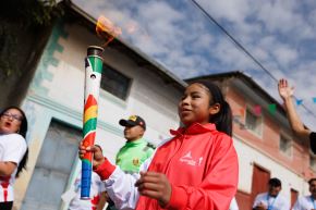 La Antorcha Bolivariana continúa su camino por Ayacucho