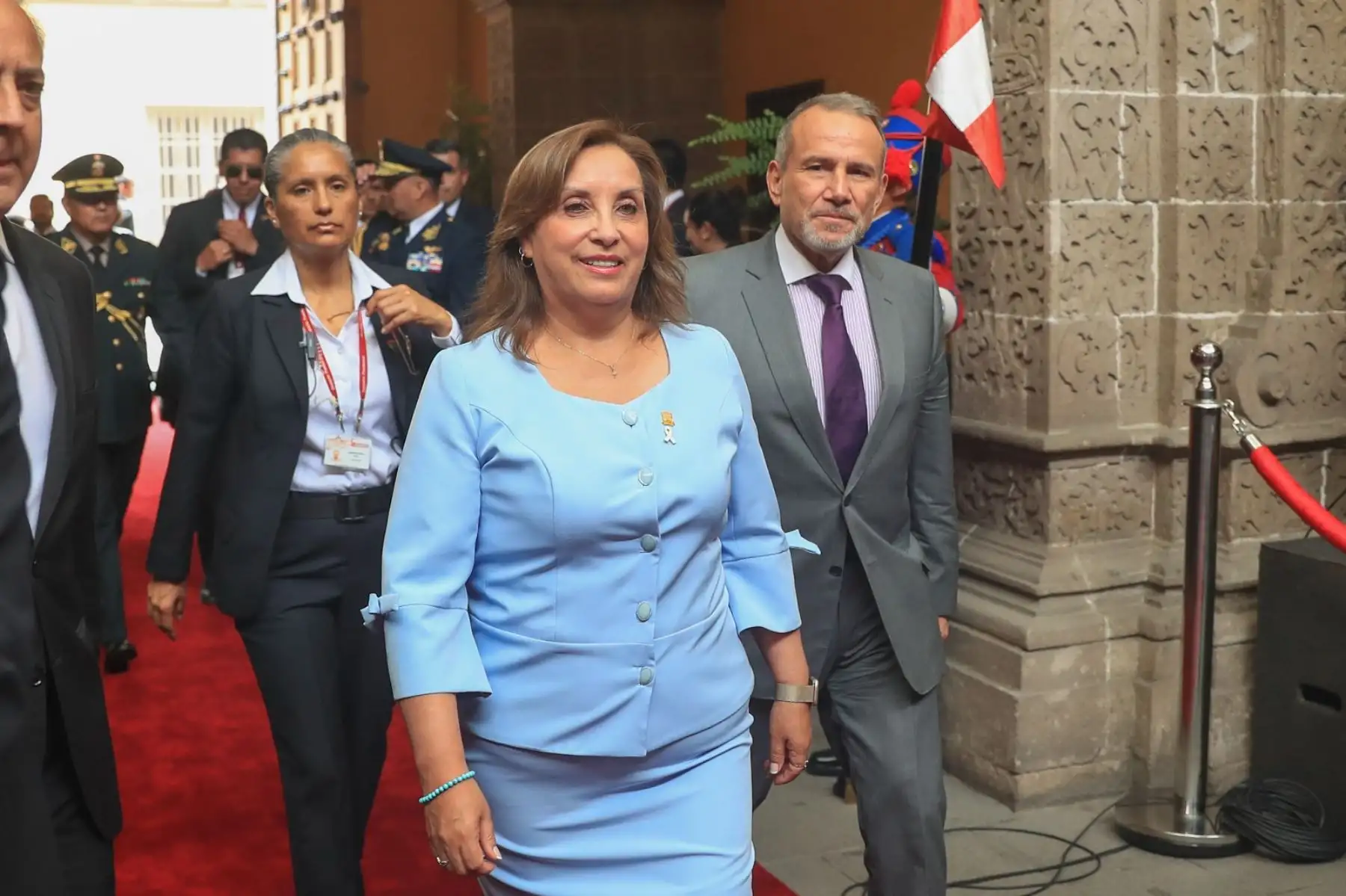 La presidenta de la República, Dina Ercilia Boluarte Zegarra, participa en la ceremonia de presentación del programa “Cultiva Talento Digital”. Foto: ANDINA/Prensa Presidencia