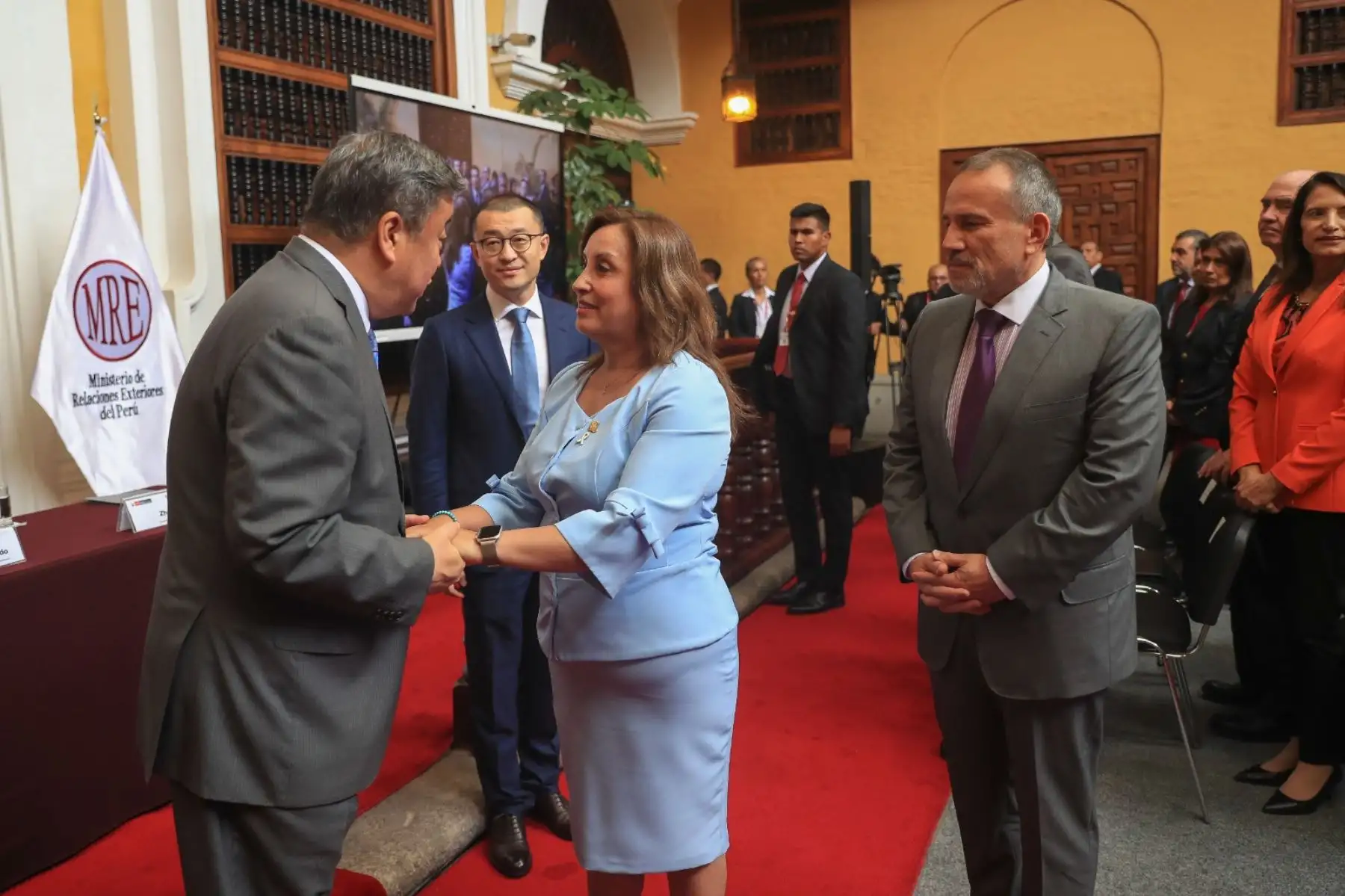 La presidenta de la República, Dina Ercilia Boluarte Zegarra, participa en la ceremonia de presentación del programa “Cultiva Talento Digital”. Foto: ANDINA/Prensa Presidencia