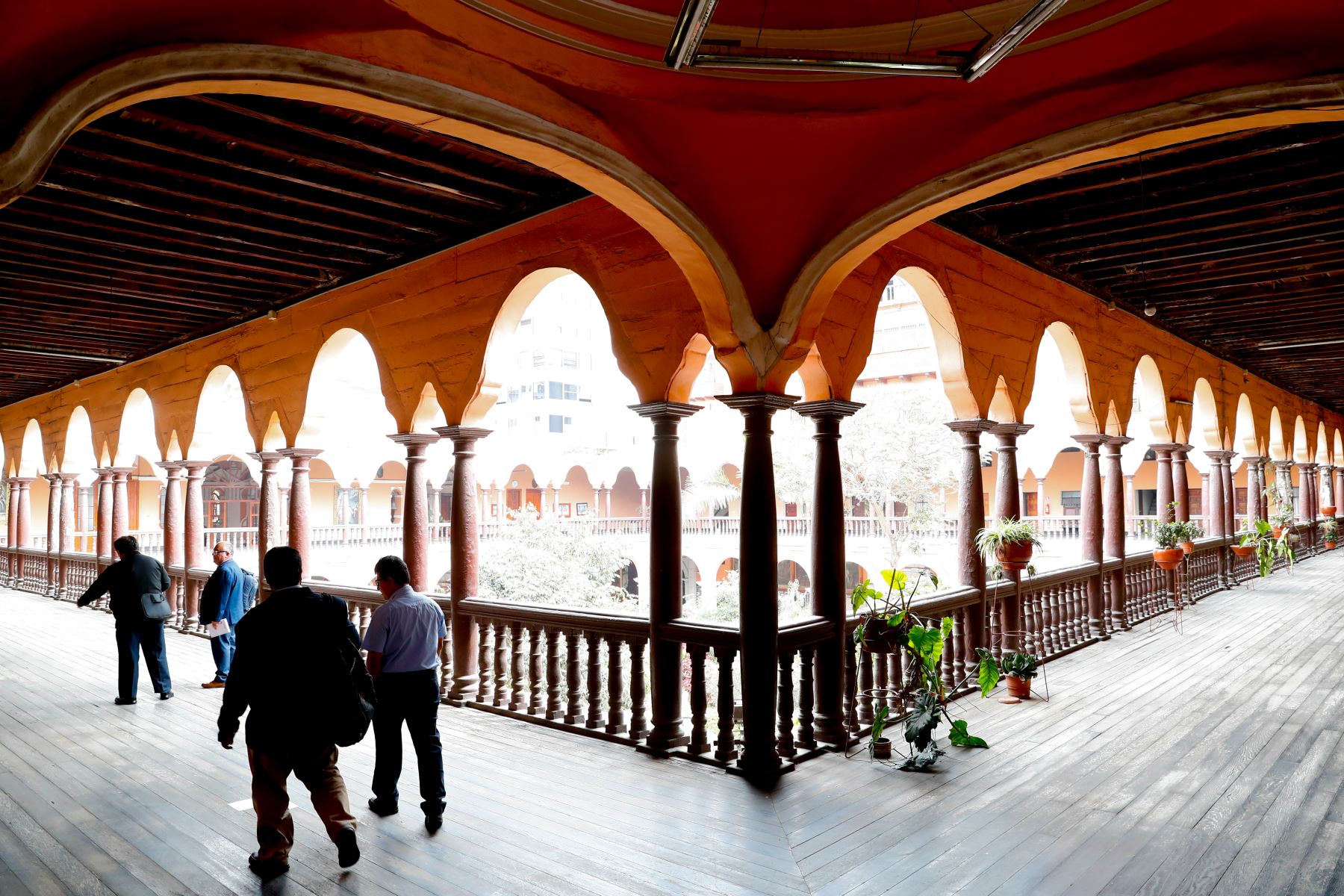 Basílica y convento de Nuestra Señora de la Merced, ubicada en el Jirón de la Unión, en el Cercado de Lima. Su construcción comenzó en 1535, y finalmente fue inaugurada en 1735. Foto: ANDINA/Daniel Bracamonte