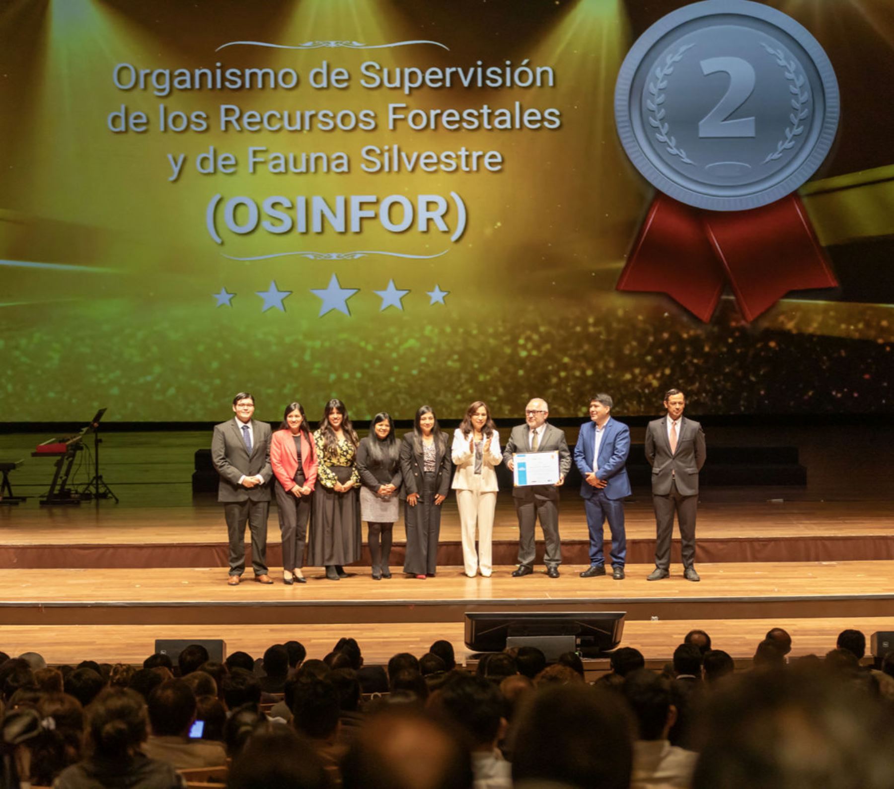 La ceremonia de premiación se efectuó en la clausura del III Congreso Internacional Planifica Perú 2050-edición Bicentenario. Foto: ANDINA/PCM