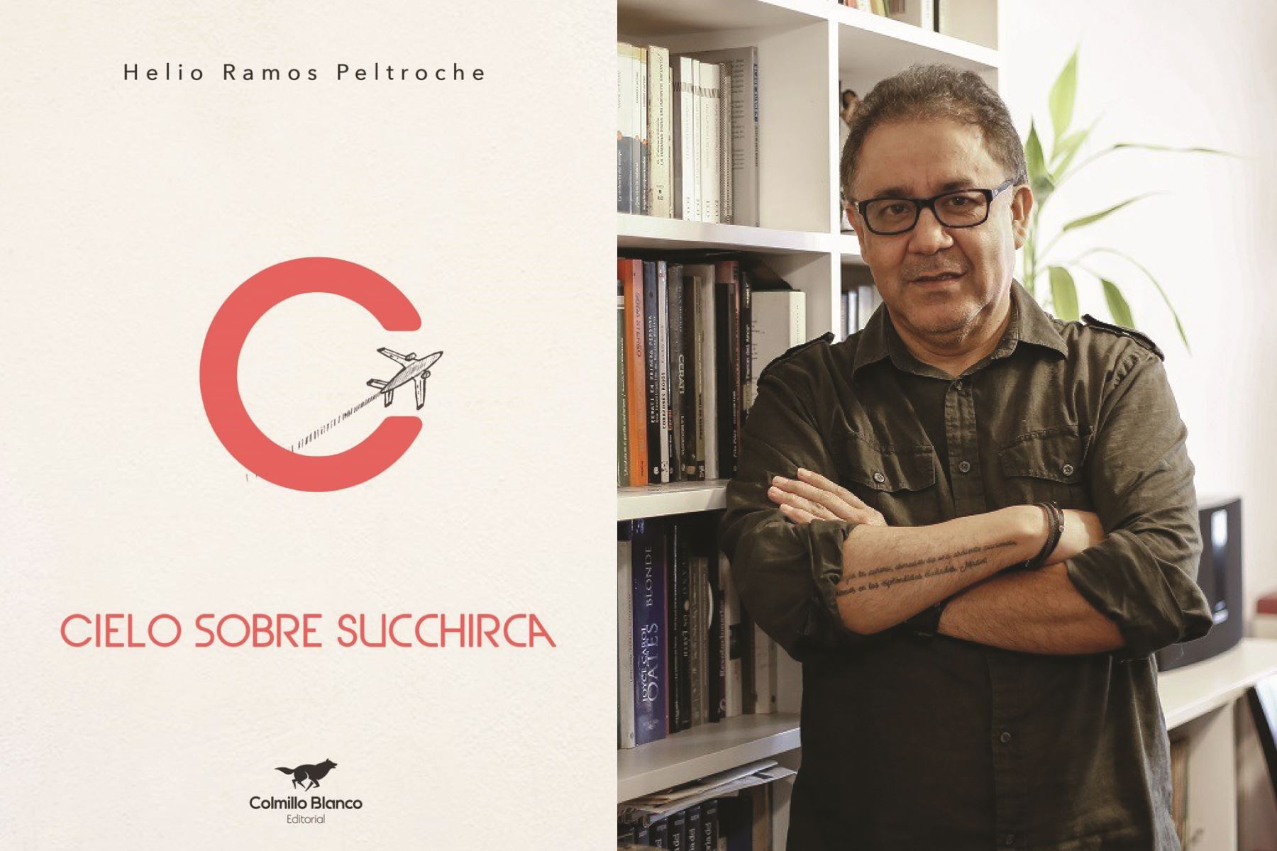 Helio Ramos presenta este viernes su poemario Cielo sobre Succhirca, en el Instituto Porras Barrenechea. Foto: Cortesía.