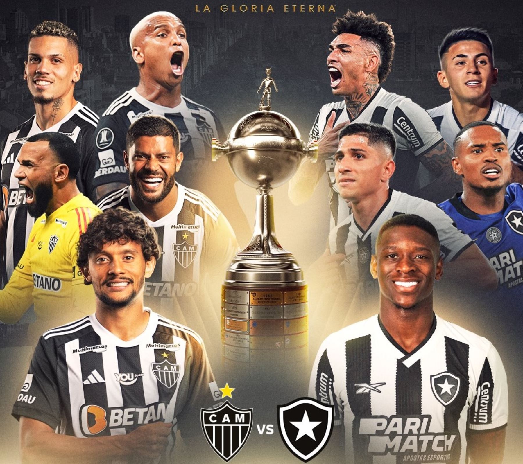 Atlético Mineiro y Botafogo lucharán por el título continental