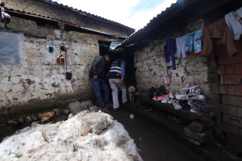 La intensa granizada en el distrito huancaíno de El Tambo ha ocasionado diversos daños.