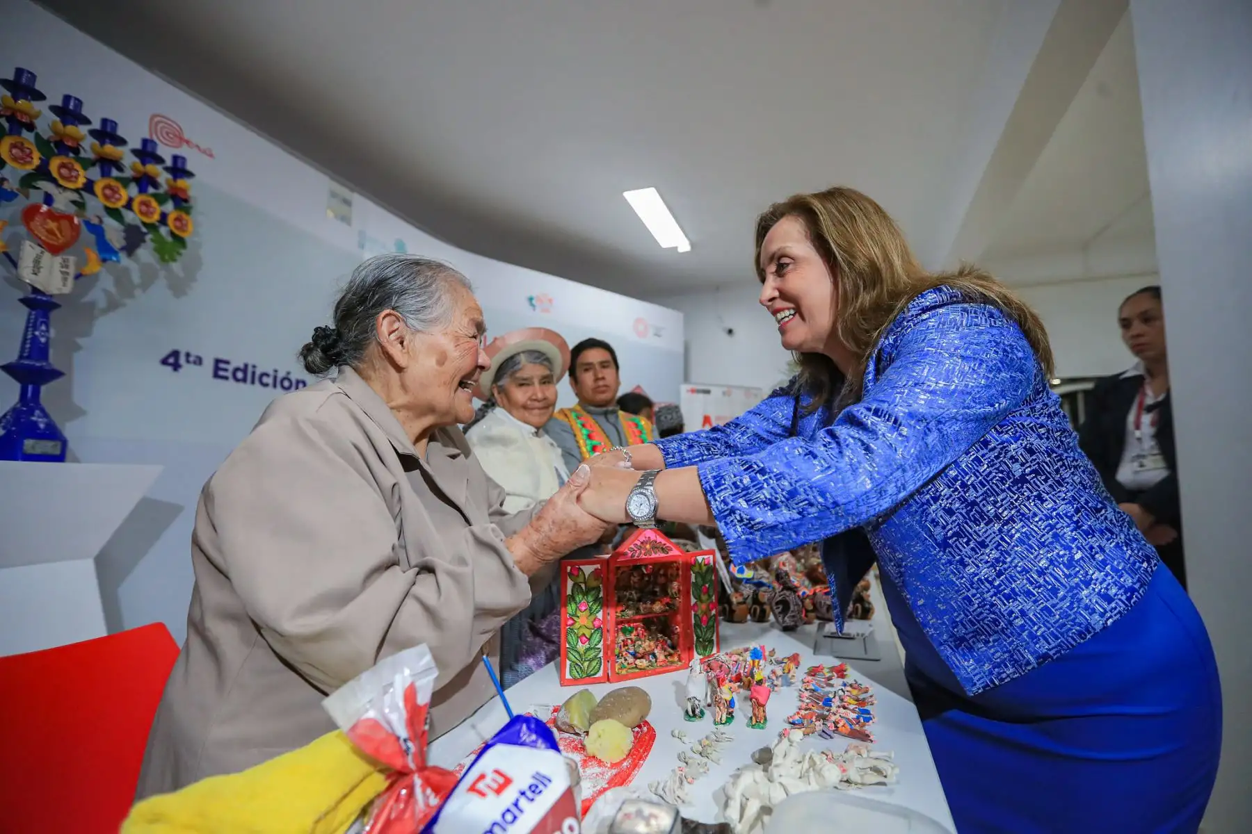 Premio Nacional a la Mujer Artesana. Foto: ANDINA/Prensa Presidencia