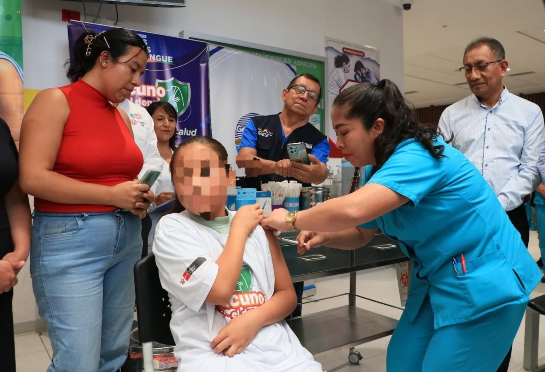 Con 387 dosis aplicadas, Piura es la segunda región con el mayor número de vacunas contra el dengue aplicadas a niños entre 10 y 16 años de edad. ANDINA/Difusión