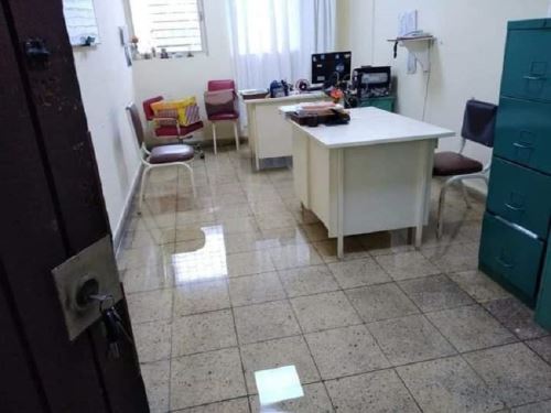 El Hospital de Contingencia de Iquitos fue uno de los inmuebles más afectados por la lluvia intensa que se registró anoche en la capital de la región Loreto. ANDINA/Difusión