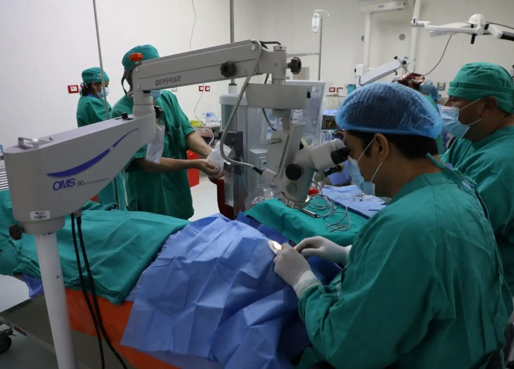 Hospital Perú de EsSalud lanza en la ciudad Tarapoto, región San Martín, una campaña para recuperar la visión de los asegurados afectados por catarata. ANDINA/Difusión