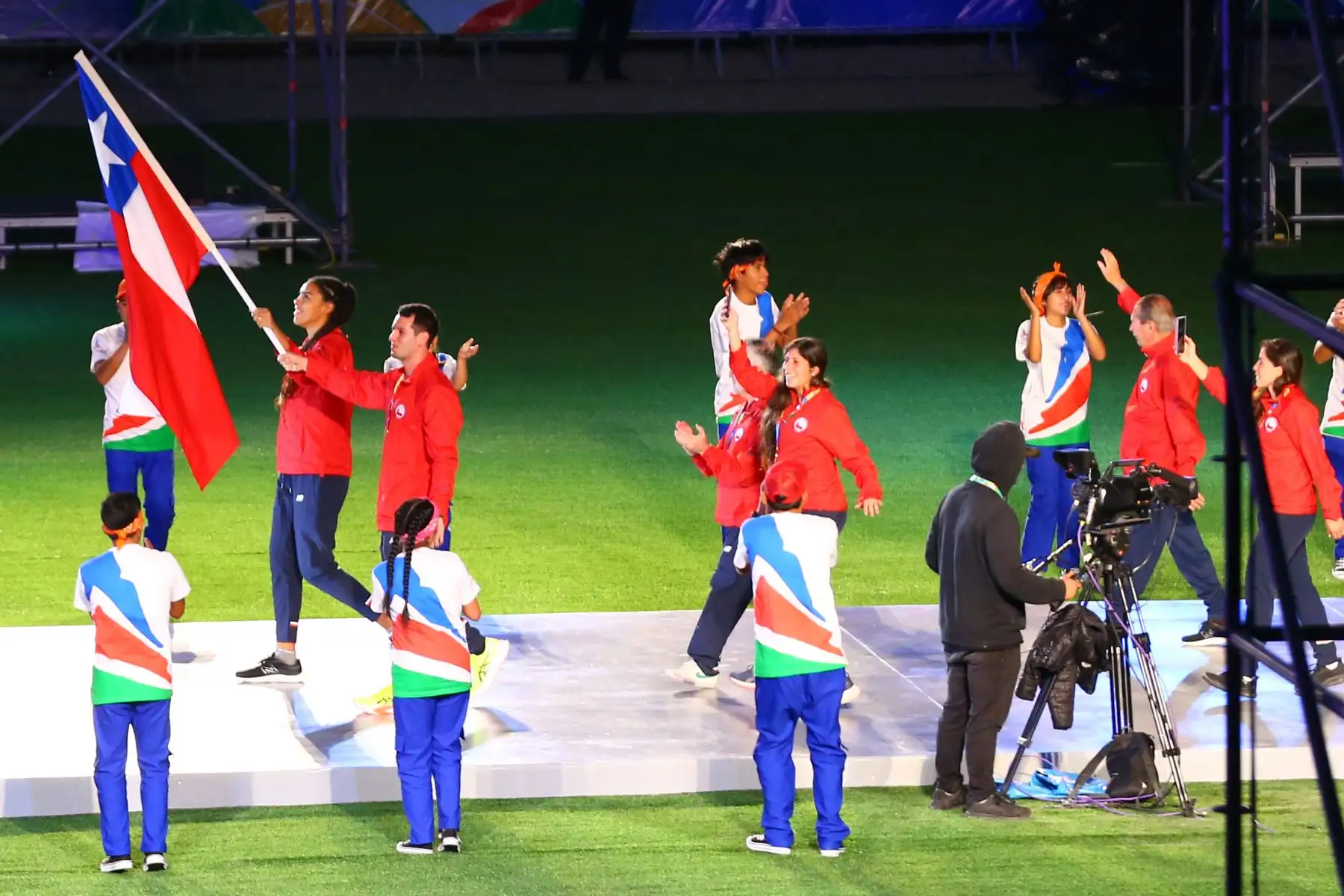 Delegaciones de Perú y psises latinoamericanos participan en la inauguración de los Juegos Bolivarianos 2024. Foto: ANDINA/ Eddy Ramos