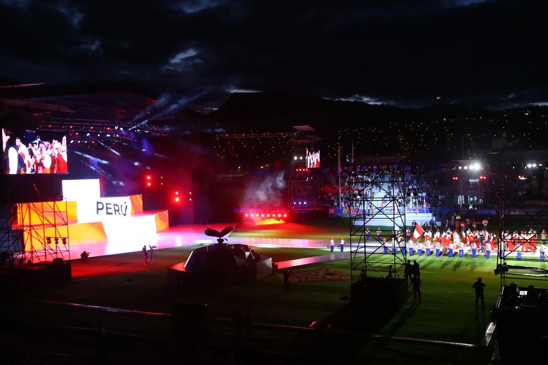 Delegaciones de Perú y países latinoamericanos participan en la inauguración de los Juegos Bolivarianos 2024. Foto: ANDINA/ Eddy Ramos