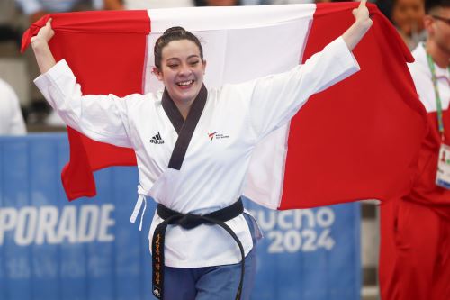 Juegos Bolivarianos 2024: Carmela De la Barra ganó medalla de oro en taekwondo