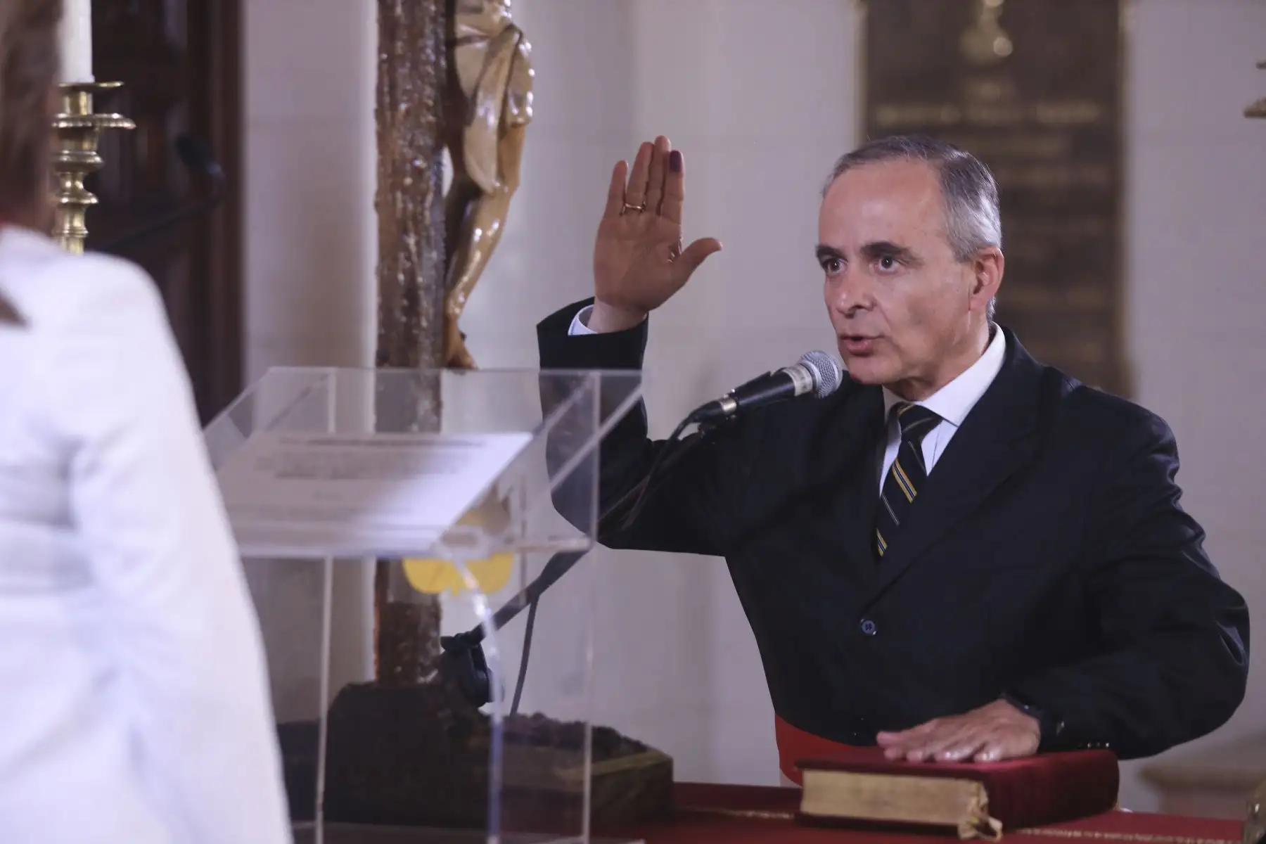 Jorge Luis José Montero Cornejo, juró como nuevo ministro de Energía y Minas. Foto: ANDINA/Prensa Presidencia