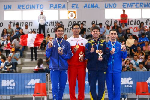 Juegos Bolivarianos 2024: ceremonia de premiación de medallistas de taekwondo