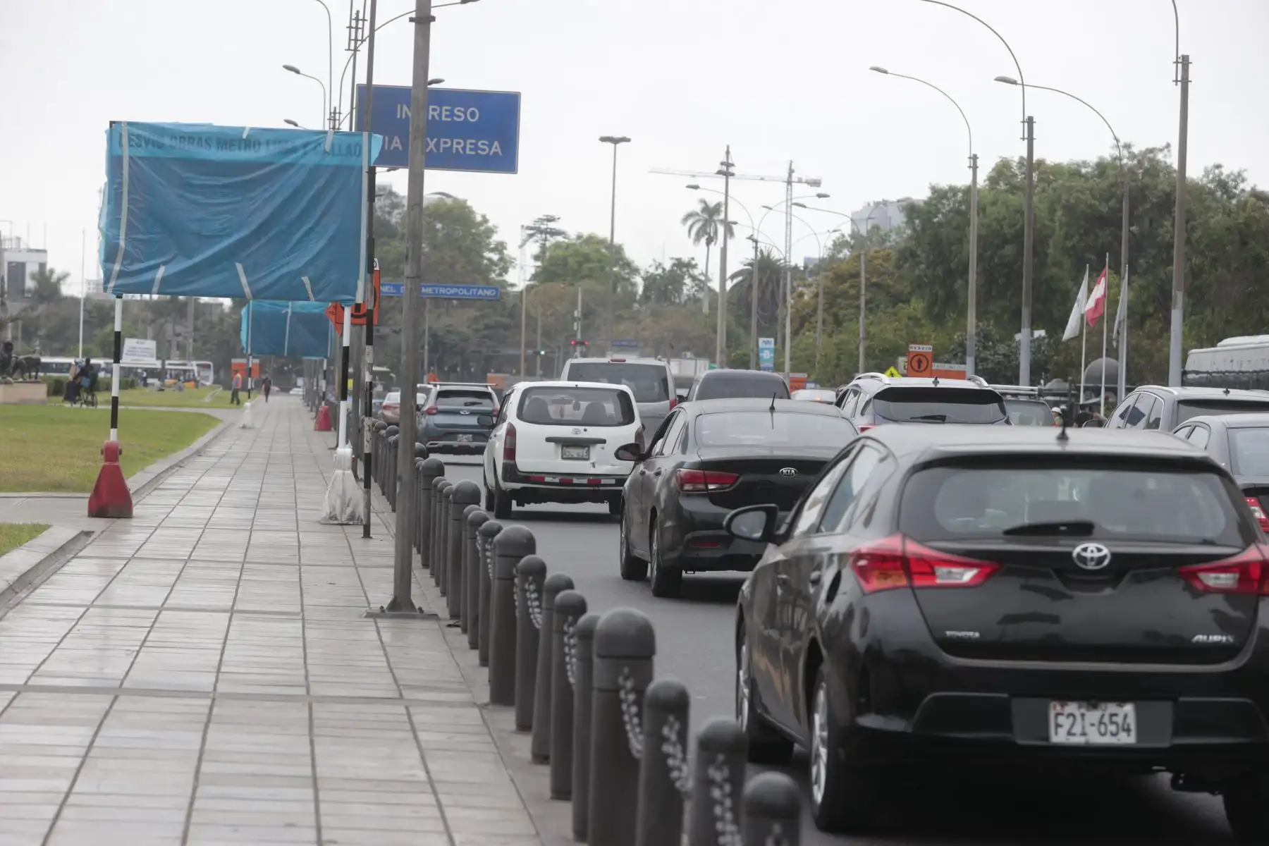 Vía expresa paseo de la República.  Foto: ANDINA/Vidal Tarqui