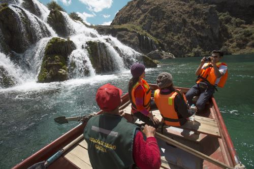 Cascadas de Cabracancha, en Huancaya. Foto: ANDINA/Difusión