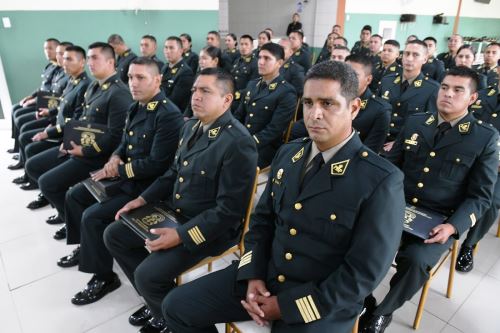 Policías fueron capacitados en seguridad y protección de personalidades. Foto: ANDINA/Difusión.