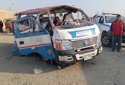 Unidad de la empresa Miramar protagonizó trágico accidente en el óvalo Huanchaco, provincia de Trujillo. ANDINA/Difusión