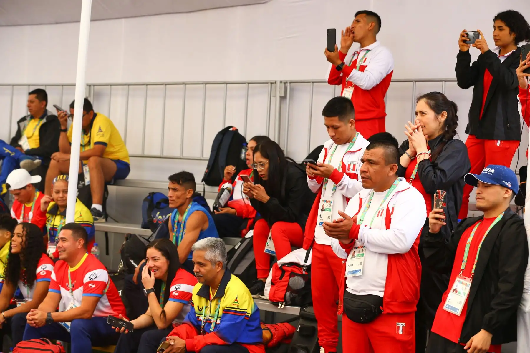 La peruana Shirley Llontop Avendaño ganó la pelea ante la representante de Ecuador, Emily Veliz Toabanda en la  categoría Sansa 60 kg femenina de los Juegos Bolivarianos Bicentenario Ayacucho 2024. Foto: ANDINA/ Eddy Ramos