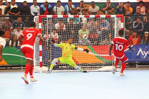 La Selección Peruana de Futsal hace su debut ante la selección de Panamá durante los Juegos Bolivarianos Ayacucho 2024. Foto: EDDY Ramos