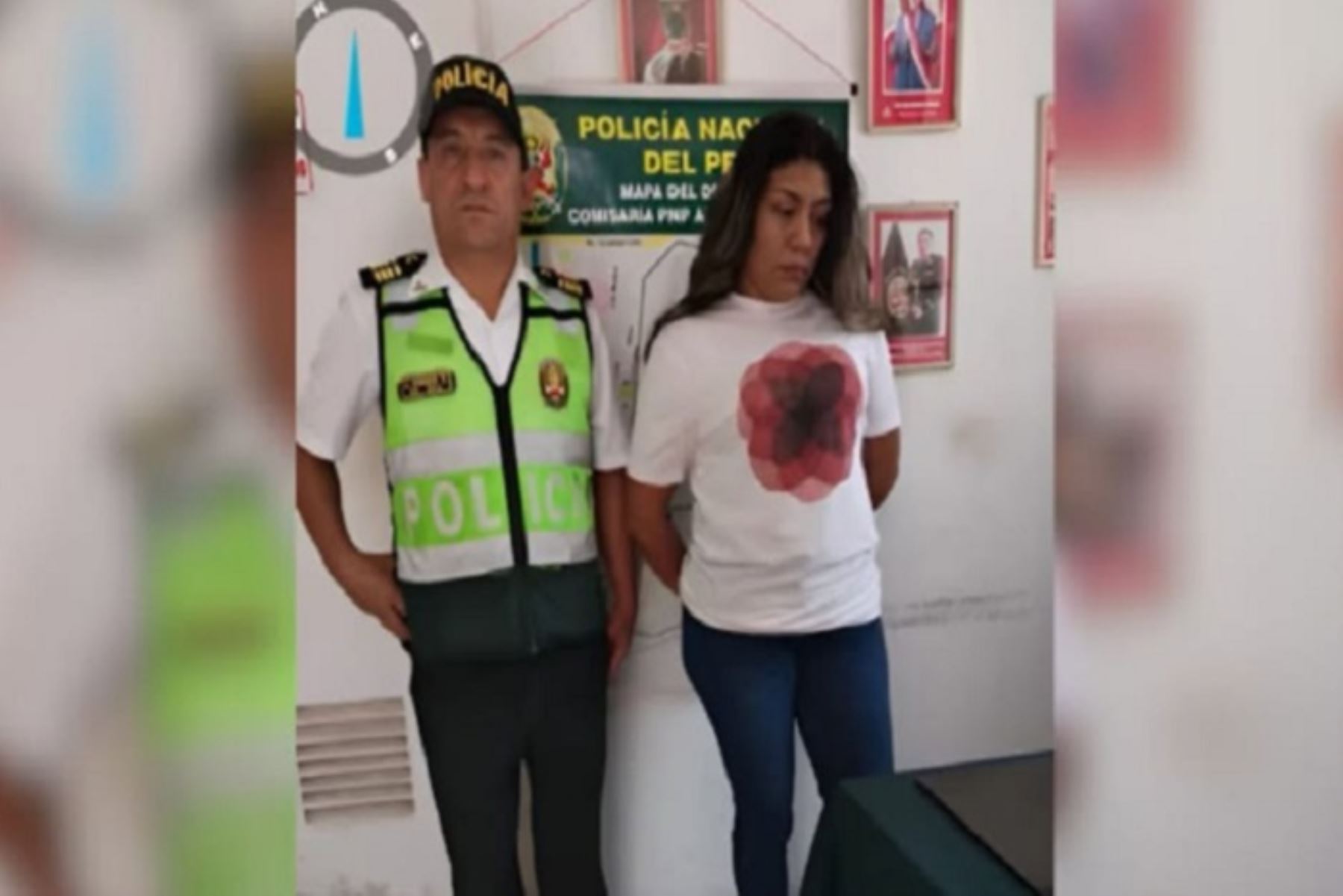 Cuando Salazar Gómez descendía del avión en Piura, se le halló entre sus pertenencias el bolso denunciado como desaparecido, precisaron fuentes policiales.. Foto: Internet/Medios