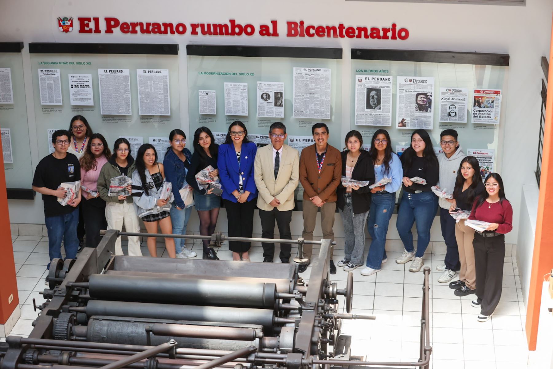 Estudiantes de la Universidad César Vallejo participaron en la iniciativa 