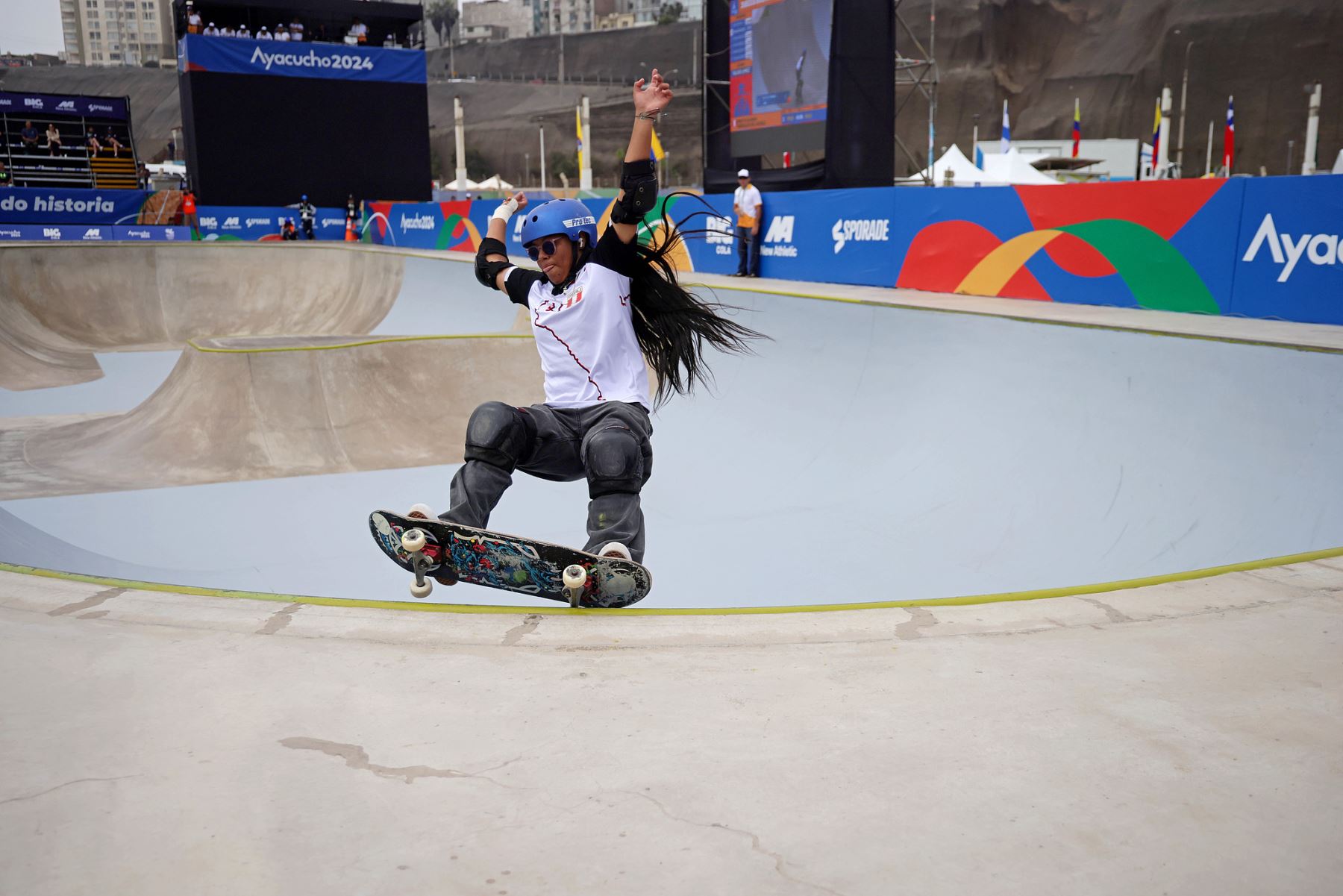 El skateboarding femenino brilla en los Juegos Bolivarianos del bicentenario