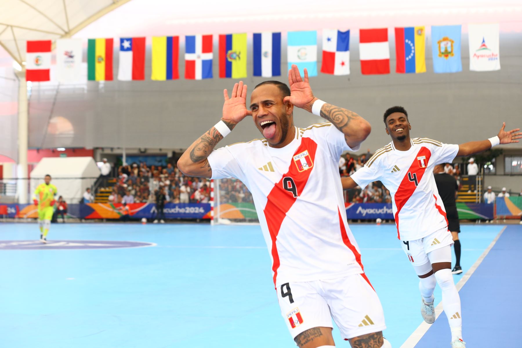 La Selección Peruana de Futsal golea 6 a 0 frente a Chile en los Juegos Bolivarianos Ayacucho 2024. Foto: Eddy Ramos