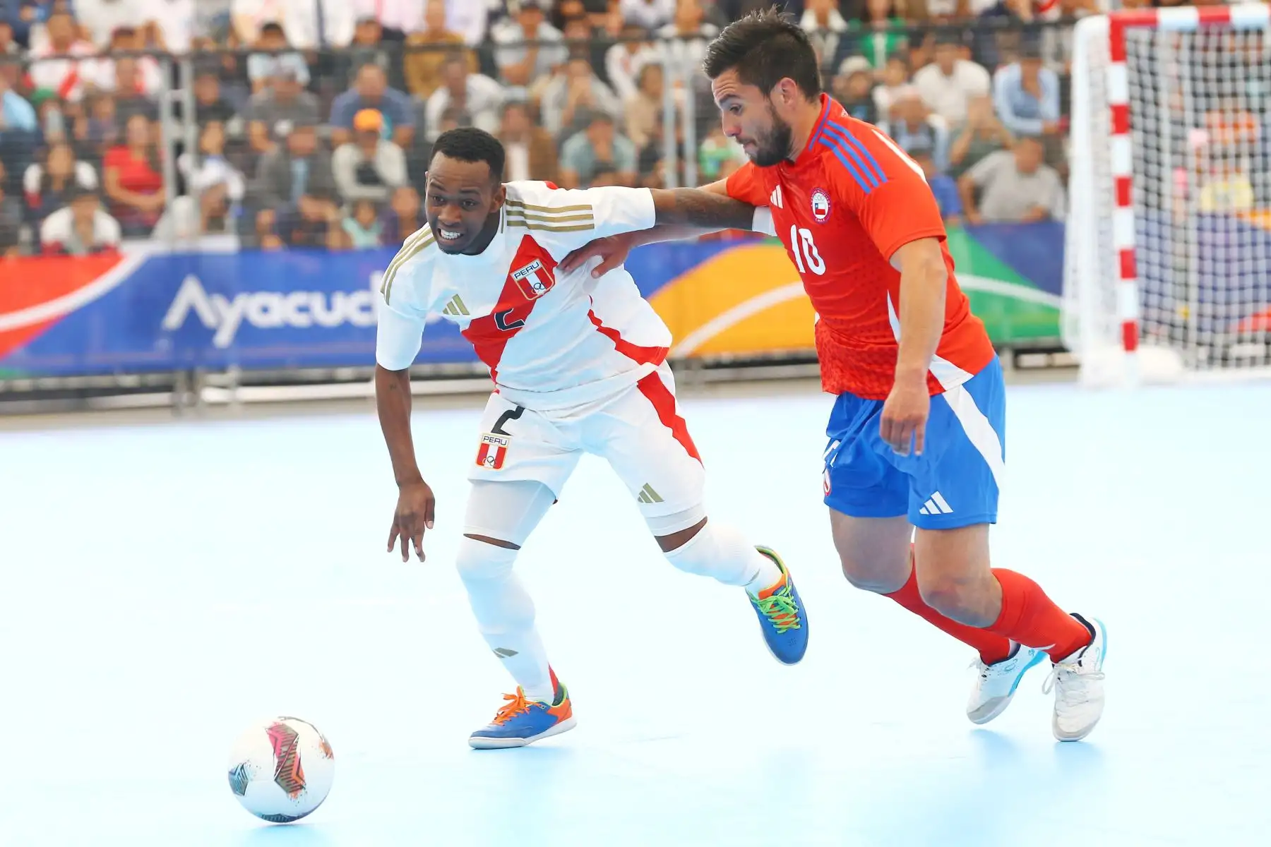 La Selección Peruana de Futsal golea 6 a 0  a Chile en los Juegos Bolivarianos Ayacucho 2024. Foto: Eddy Ramos