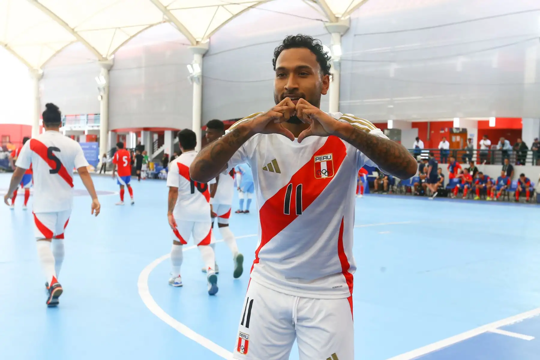 La Selección Peruana de Futsal golea 6 a 0  a Chile en los Juegos Bolivarianos Ayacucho 2024. Foto: Eddy Ramos