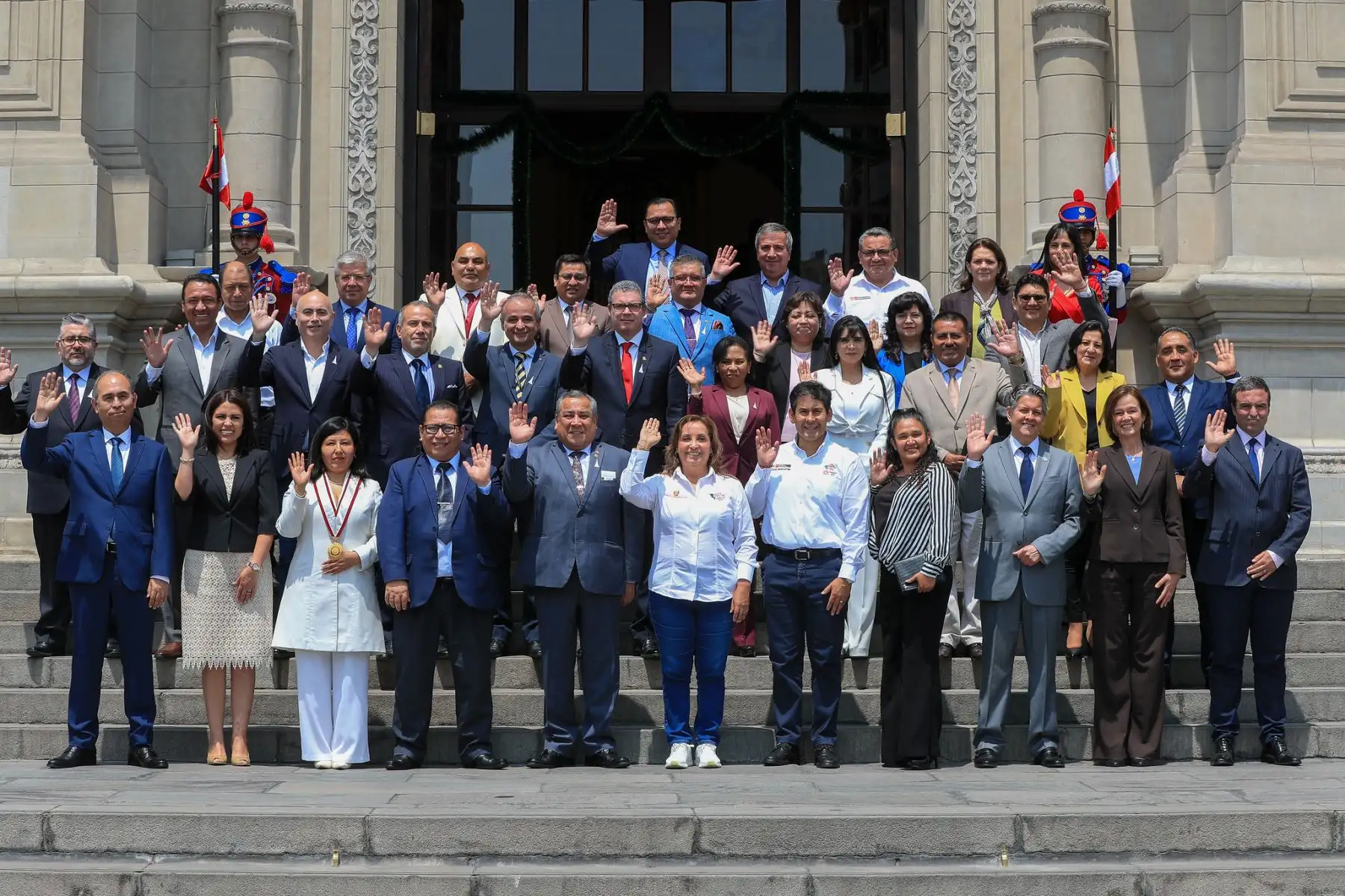 Presidenta Dina Boluarte  realiza el lanzamiento del nuevo Programa de Alimentación Escolar “Wasi Mikuna"Foto: ANDINA/Prensa Presidencia