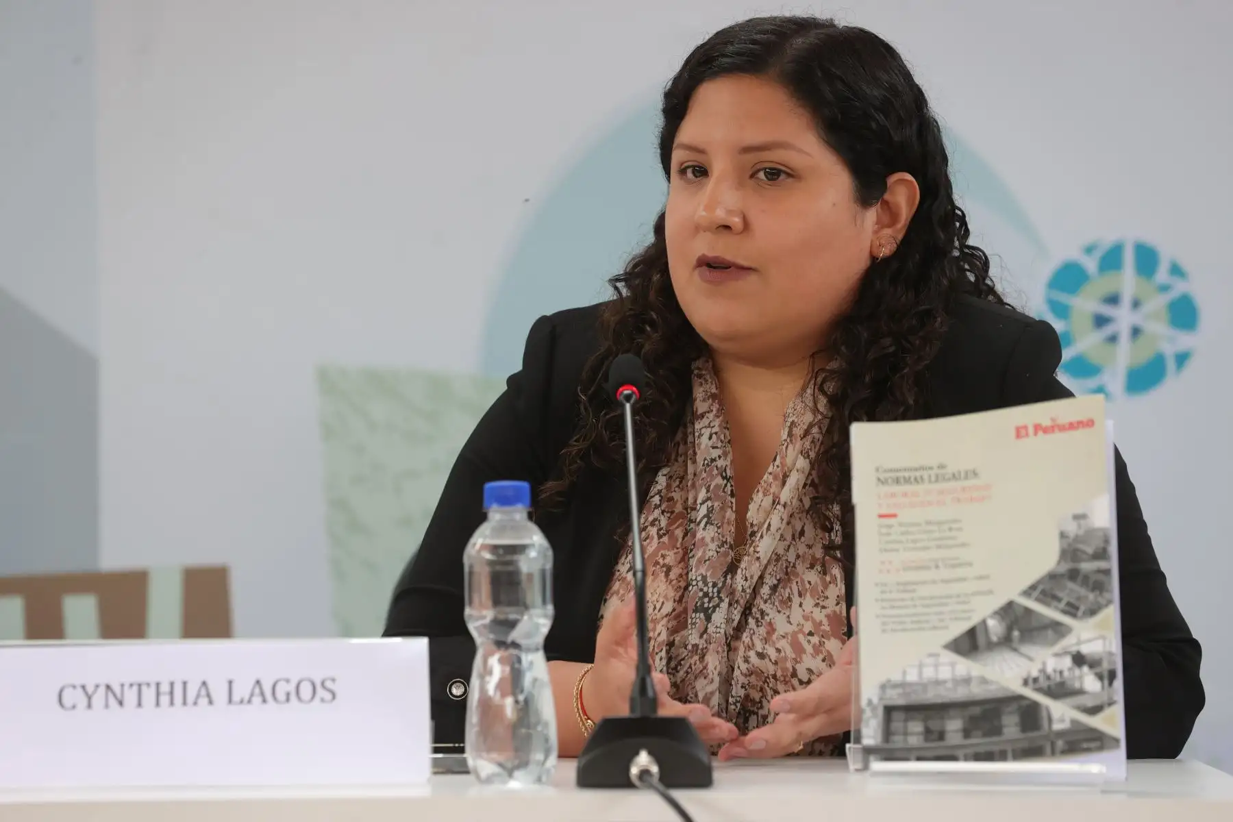 Con la presencia del presidente del Poder  Judicial, Javier Arévalo, se realizo la presentación del libro Comentarios de normas legales de seguridad y salud en el trabajo. Foto: ANDINA/Melina Mejía
