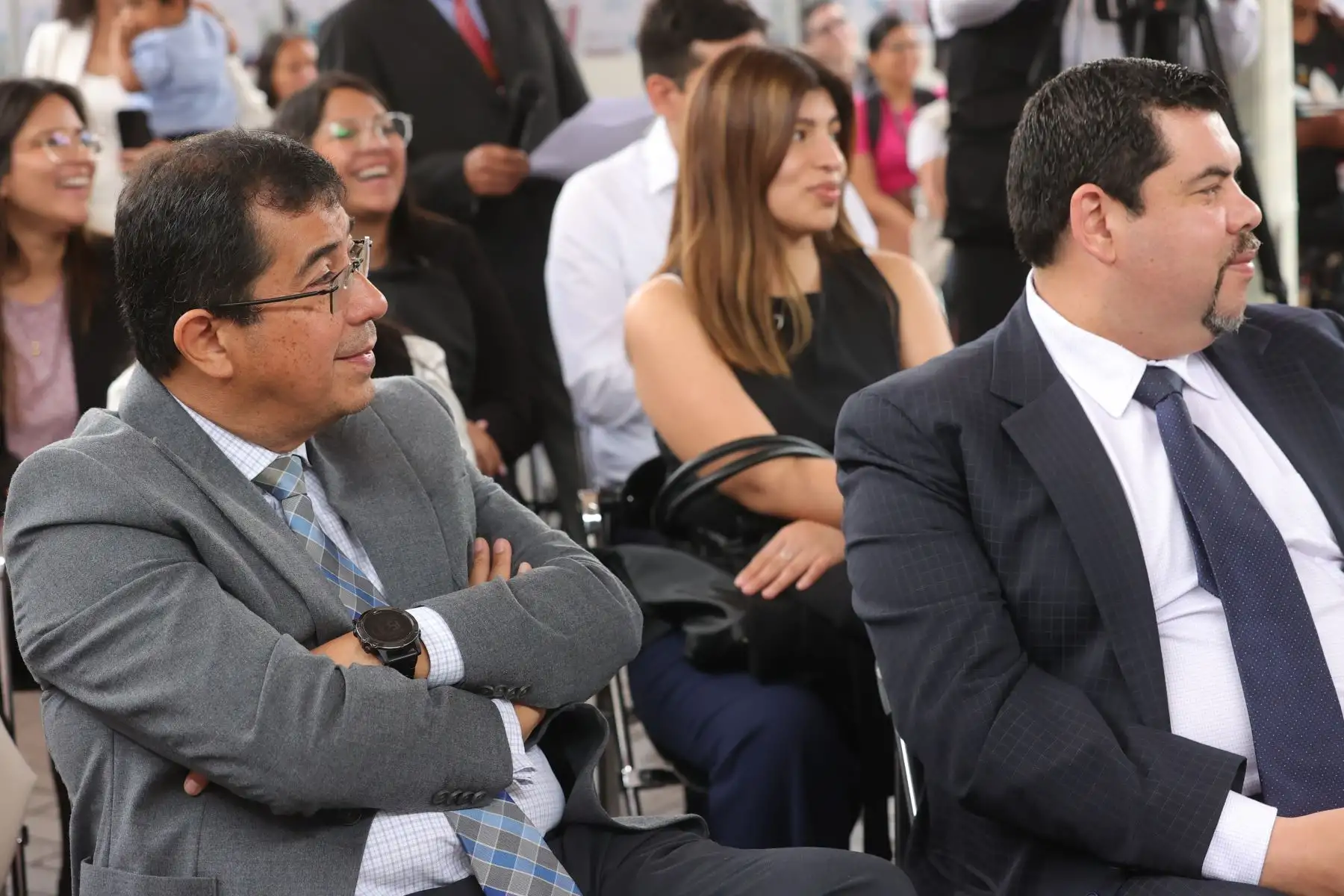 Con la presencia del presidente del Poder  Judicial, Javier Arévalo, se realizo la presentación del libro Comentarios de normas legales de seguridad y salud en el trabajo. Foto: ANDINA/Melina Mejía