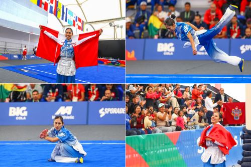 Juegos Bolivarianos 2024: Cinthia Huaylla le da al Perú una nueva medalla de oro en la disciplina Wushu