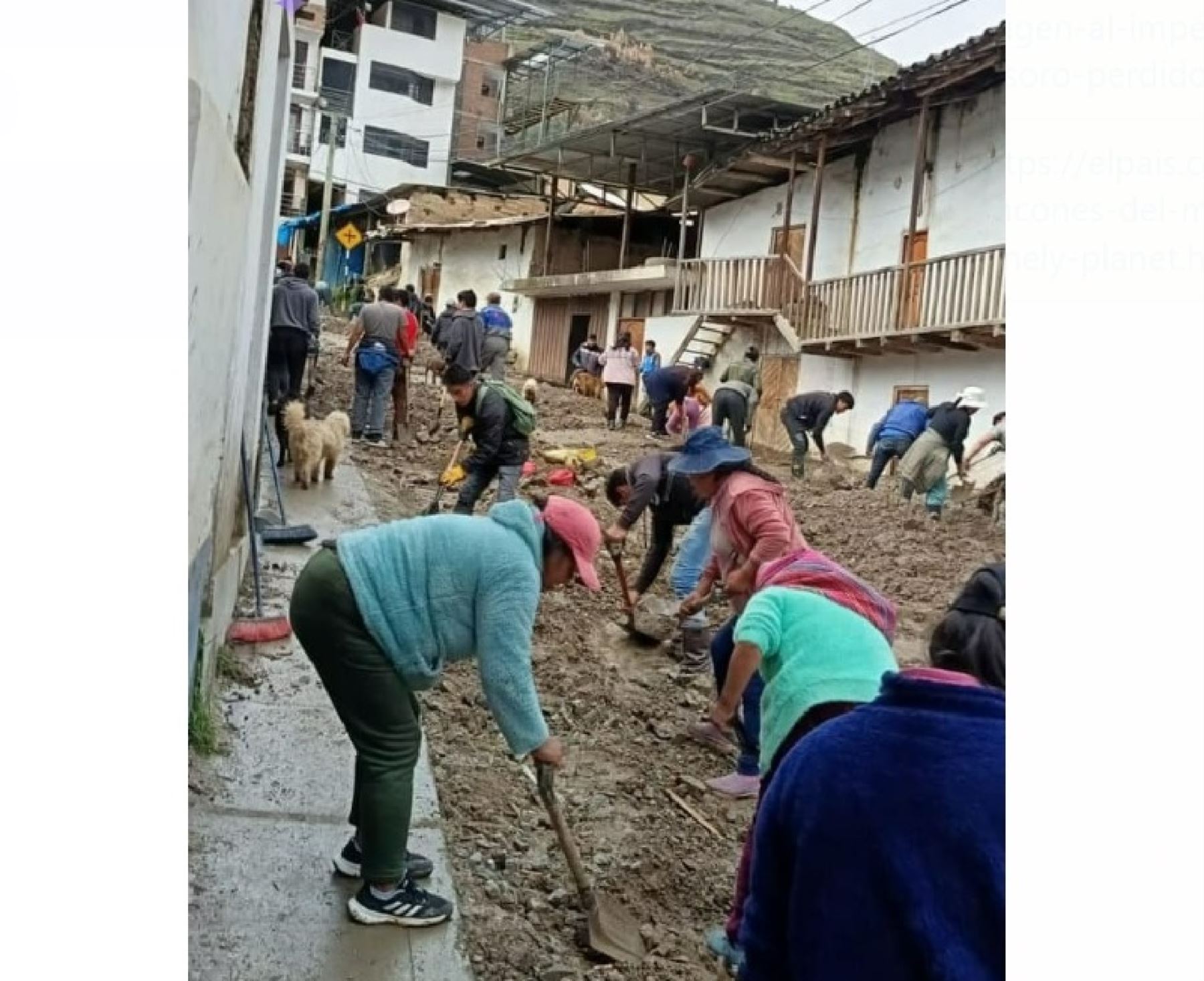 El COER La Libertad informó que el huaico registrado el lunes en el anexo de Llacuabamba, en la provincia de Pataz, provocó daños en 50 viviendas y un colegio. ANDINA/Difusión