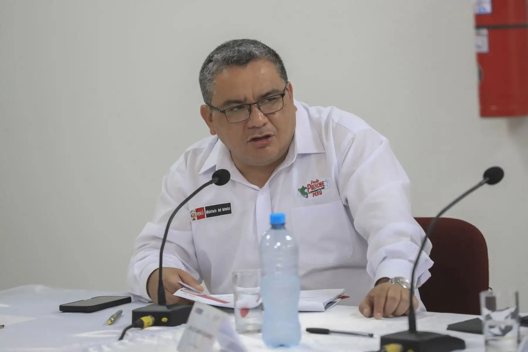 La presidenta de la república, Dina Boluarte, dio a conocer los acuerdos alcanzados durante la IV Sesión Ordinaria del Consejo Nacional de Seguridad Ciudadana (Conasec), realizado en la ciudad de Tarapoto, en la región San Martín. 
Foto: ANDINA/Prensa Presidencia