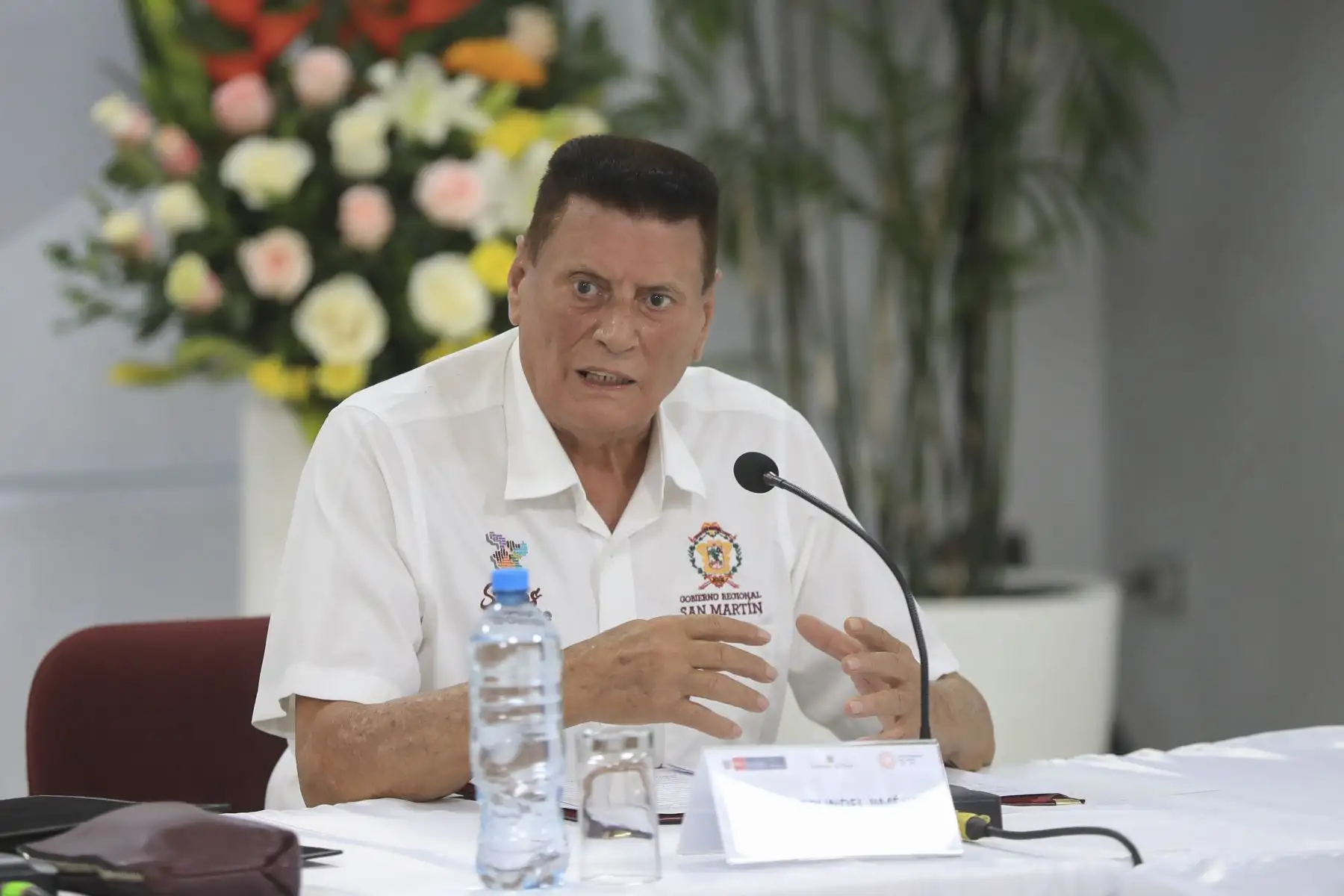 La presidenta de la república, Dina Boluarte, dio a conocer los acuerdos alcanzados durante la IV Sesión Ordinaria del Consejo Nacional de Seguridad Ciudadana (Conasec), realizado en la ciudad de Tarapoto, en la región San Martín. 
Foto: ANDINA/Prensa Presidencia