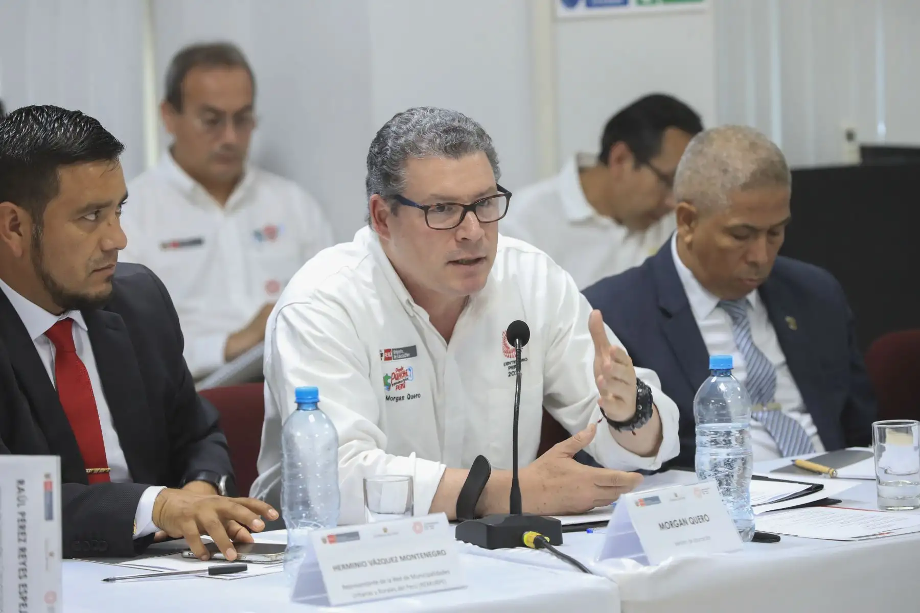La presidenta de la república, Dina Boluarte, dio a conocer los acuerdos alcanzados durante la IV Sesión Ordinaria del Consejo Nacional de Seguridad Ciudadana (Conasec), realizado en la ciudad de Tarapoto, en la región San Martín. 
Foto: ANDINA/Prensa Presidencia