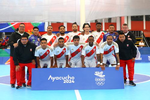 La selección peruana de futsal perdió 2 a 1 ante la selección colombiana en los Juegos Bolivarianos 2024