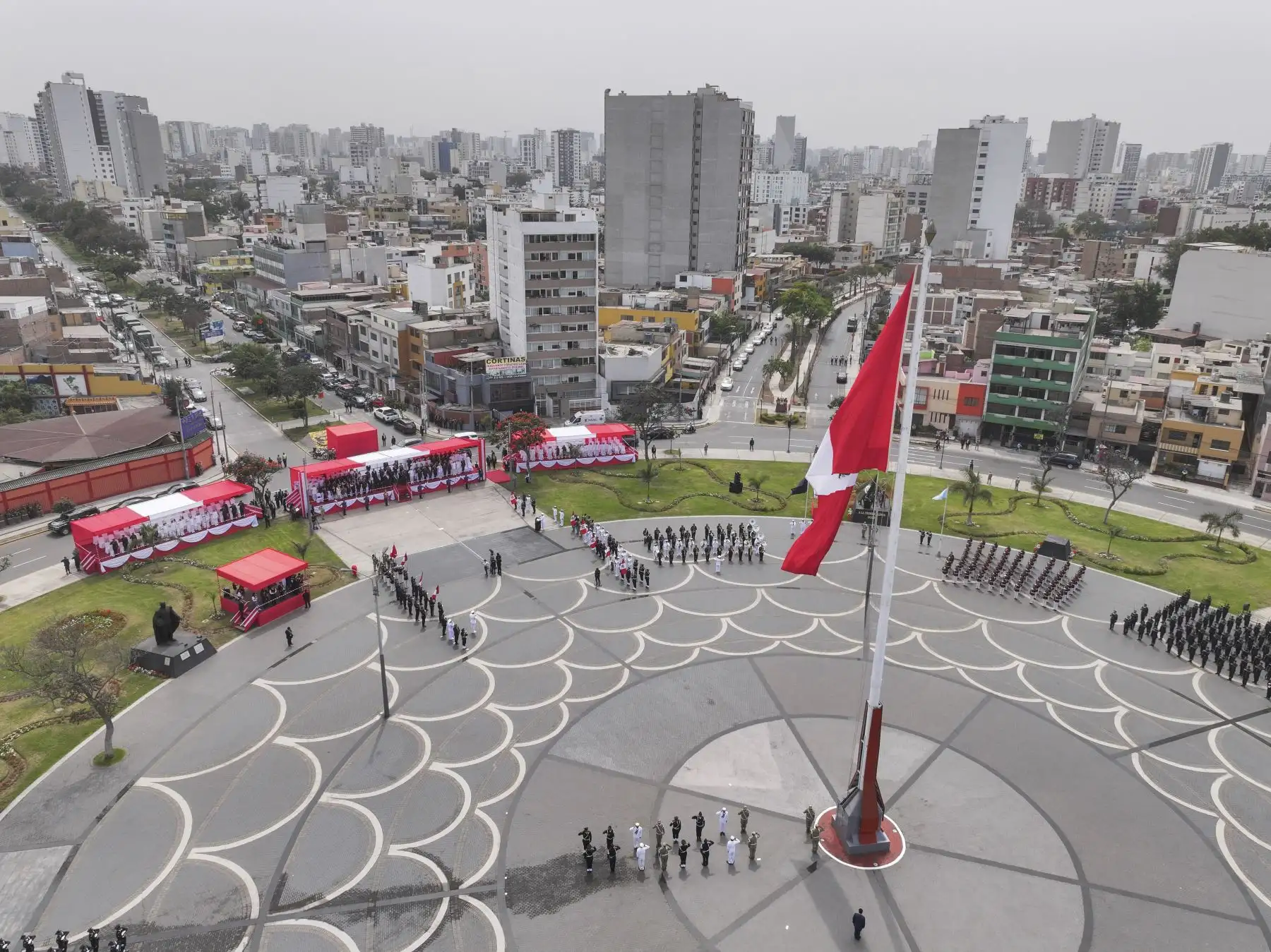 La señora Presidenta de la República participó en la Ceremonia por el “Día de la Institucionalidad, del Estado de Derecho y de la Defensa de la Democracia”. Foto: ANDNA/Prensa Presidencia