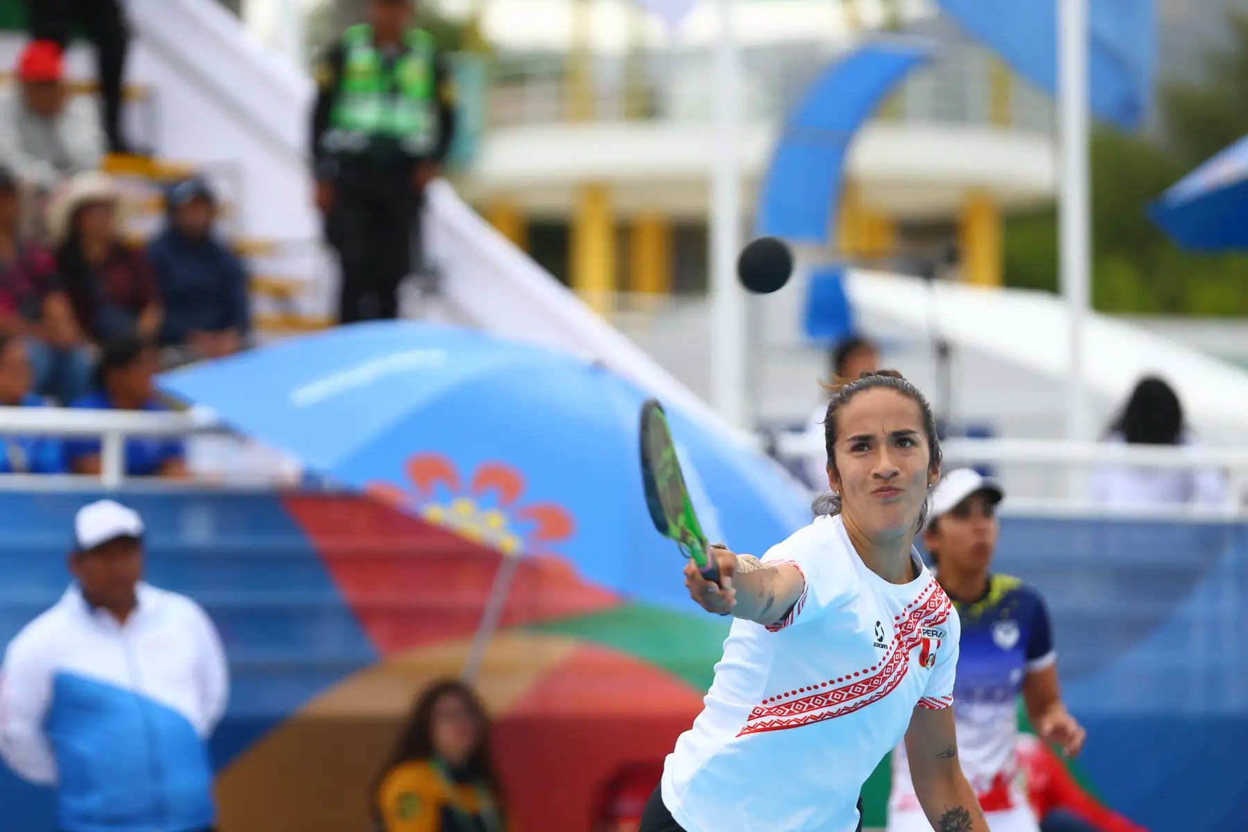 La peruana Valeria Garcés gana medalla de oro en la disciplina frontón  femenino de los Juegos Bolivarianos Bicentenario Ayacucho 2024  Foto: ANDINA/Eddy Ramos