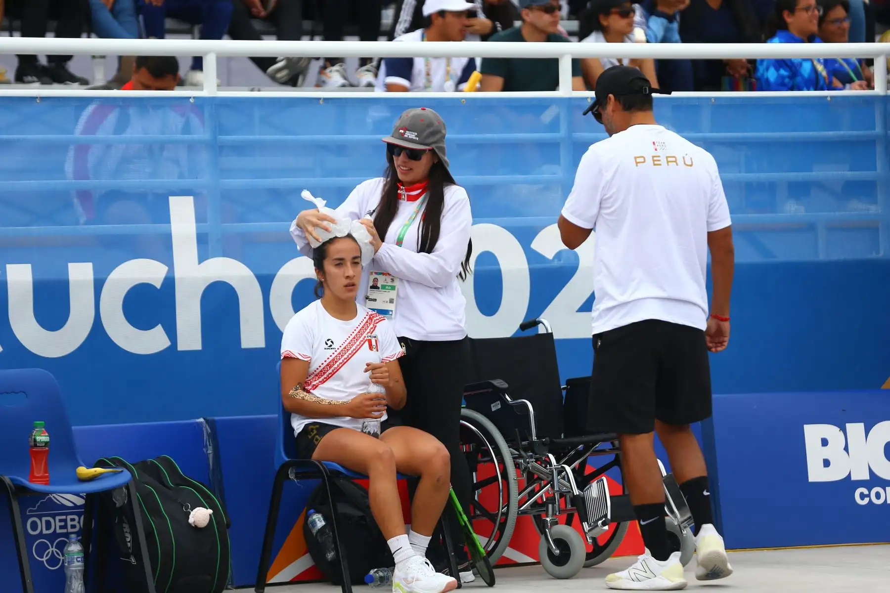 La peruana Valeria Garcés gana medalla de oro en la disciplina frontón  femenino de los Juegos Bolivarianos Bicentenario Ayacucho 2024  Foto: ANDINA/Eddy Ramos