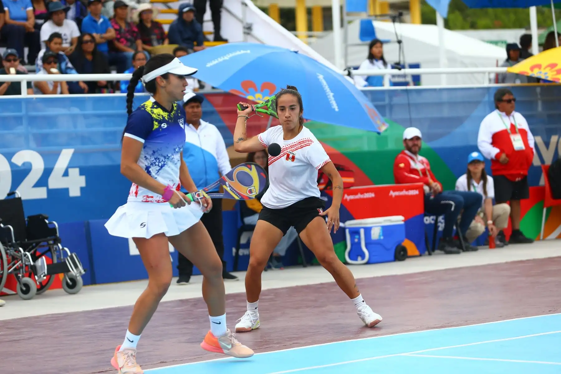 La peruana Valeria Garcés gana medalla de oro en la disciplina frontón  femenino de los Juegos Bolivarianos Bicentenario Ayacucho 2024  Foto: ANDINA/Eddy Ramos