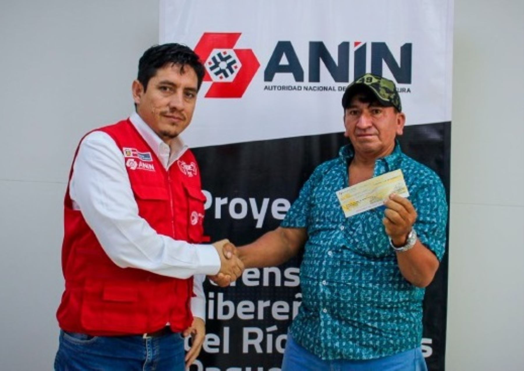 La Autoridad Nacional de Infraestructura culminó el pago por predios de agricultores de la quebrada Cabuyal donde se ejecutarán obras de defensa ribereña. ANDINA/Difusión