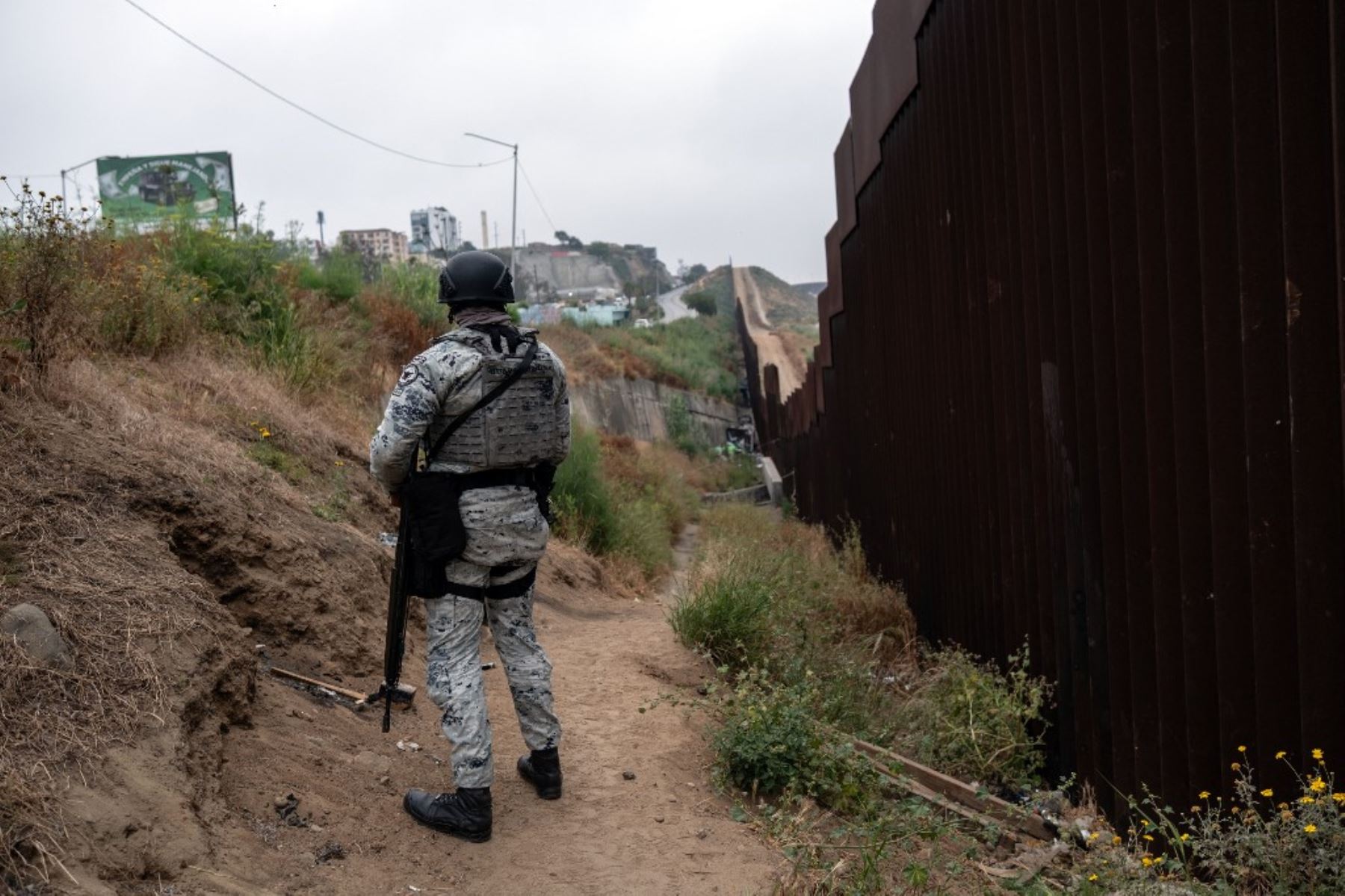 Frontera de México con Estados Unidos (imagen referencial). Foto: AFP