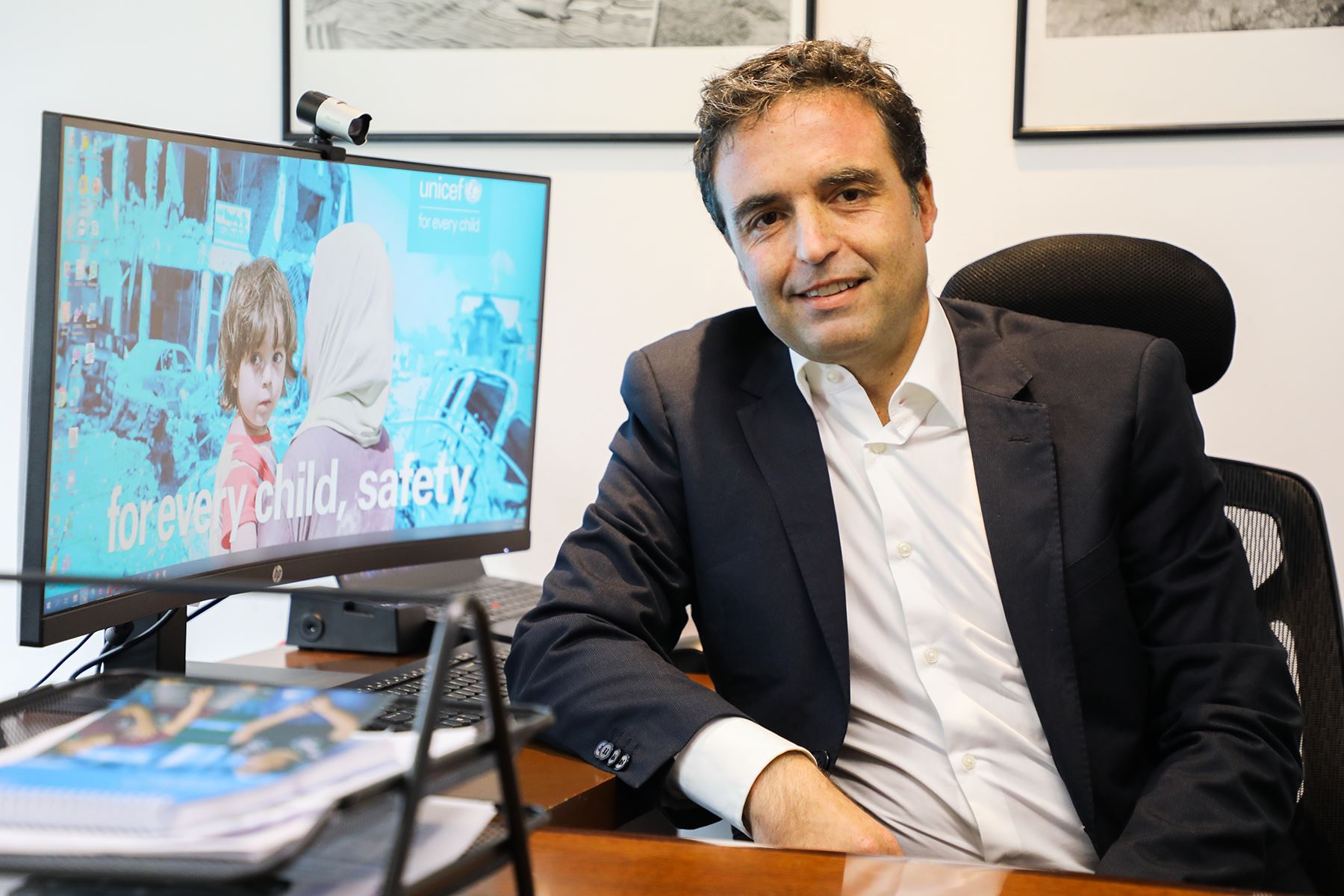 Javier Álvarez, representante de UNICEF en el Perú . Foto: UNICEF