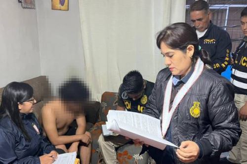 FISTRAP de Lima ejecuta diligencia de allanamiento y detención de investigado por pornografía infantil. Foto: ANDINA/Difusión