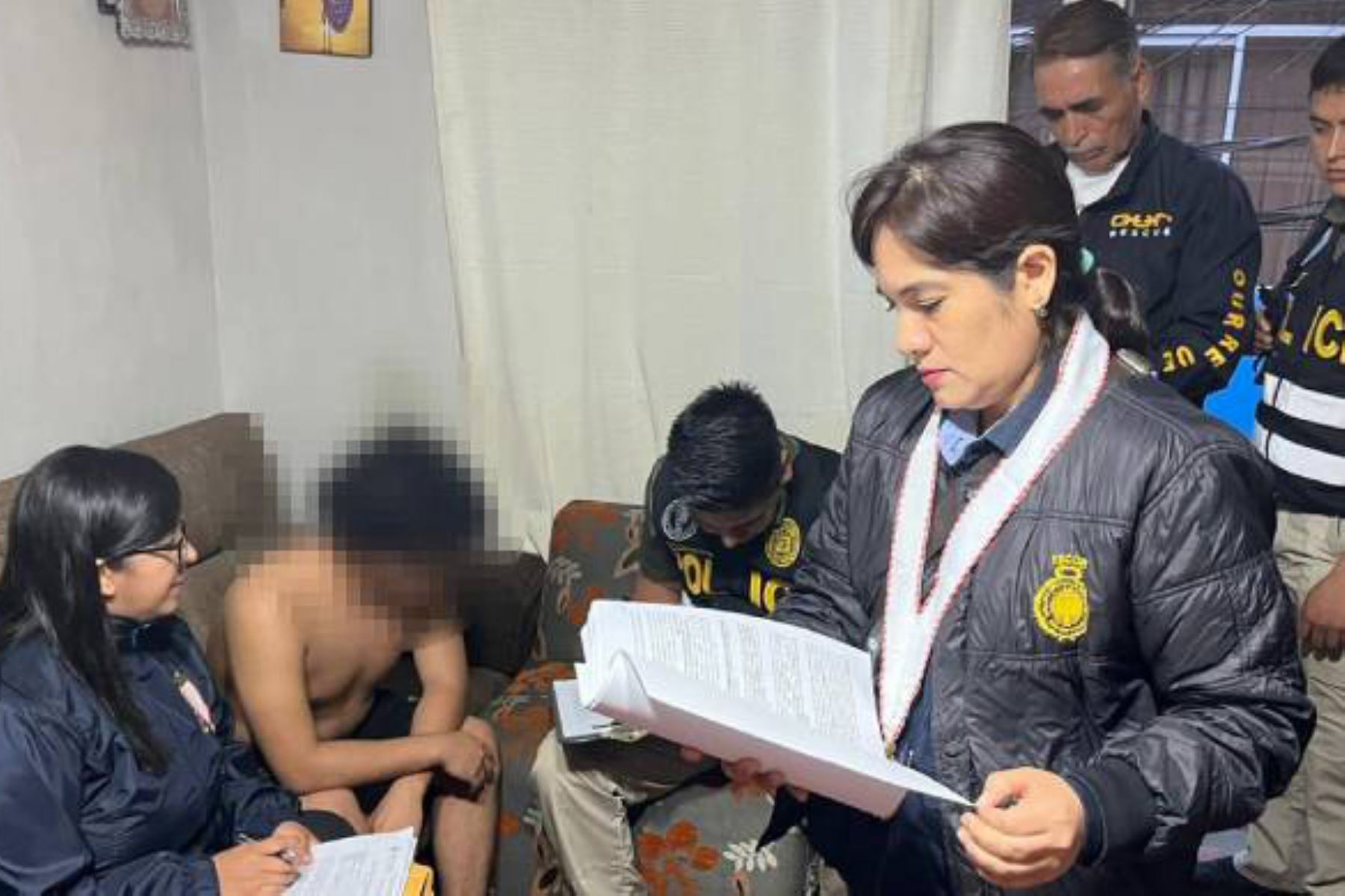 FISTRAP de Lima ejecuta diligencia de allanamiento y detención de investigado por pornografía infantil. Foto: ANDINA/Difusión